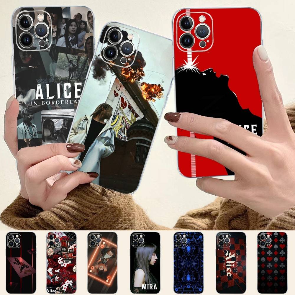 Alice In Borderland TV Suspense Transparent TPU Phone Case For IPhone 17 11 12 13 14 15 16 Pro Max 16 Plus Cover