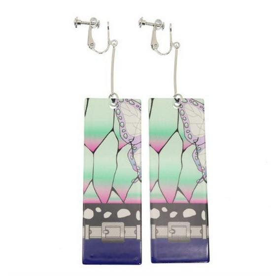 Japanese Style Demon Slayer Mutsuki Haya Female Demon Earrings