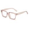 Fashion PC Anti-UV Blue Rays Glasses Ultra-light Solid Color Computer Goggles Square Flat Mirror Eyewear Women
