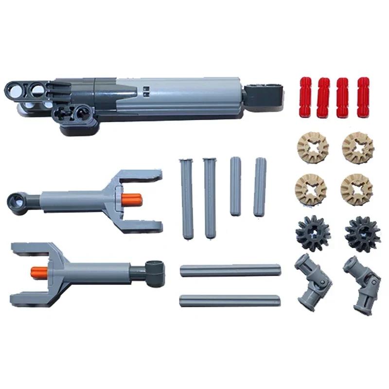 Gear Cross Axles Kit Construction Bricks MOC Blocks Technical Accessories Bulk Multiple Sizes Works With All Brands Learning Playthings