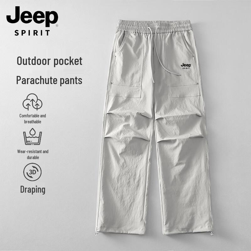 JEEP SPIRIT Men s Outdoor Casual Straight-Leg Trousers 2XL