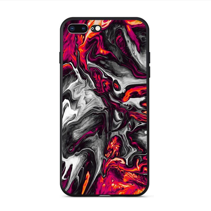 Weiche Telefonhülle mit glänzender Granitstein-Marmorstruktur für iPhone X XS XR 11 Pro Max SE2020 6s 6 7 8 plus 5 5S 10 TPU-Schale