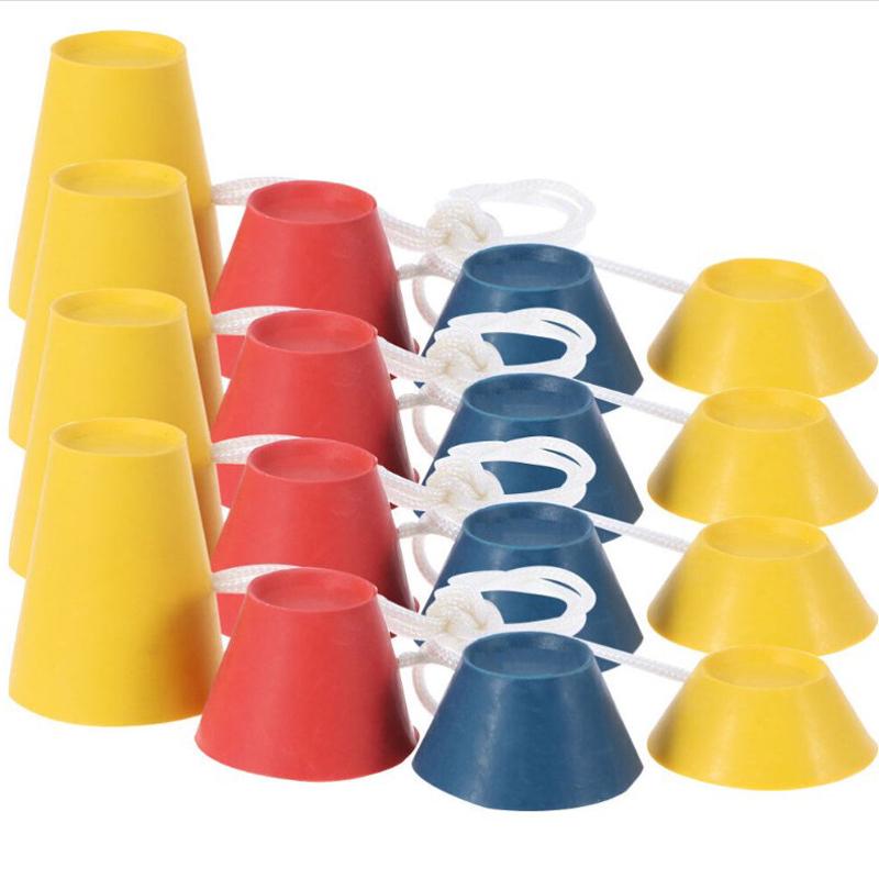 16-teiliges Golf-Gummi-Tees mit Saiten, 4 Größen, Pyramidenballhalter, Ausrüstungsset