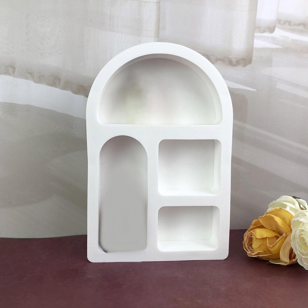Innovative Arched House Silicone Moulds For Casting Mini House Christmas Decorations And Creative Resin Crafts