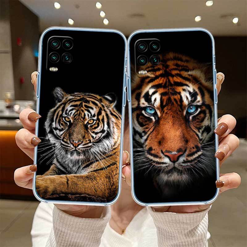 Animal Tiger Phone Case for Motorola Edge 20 30 S30 40 50 Fusion Lite Plus Pro Ultra Neo One Action Zoom Hyper Power Macro Vision