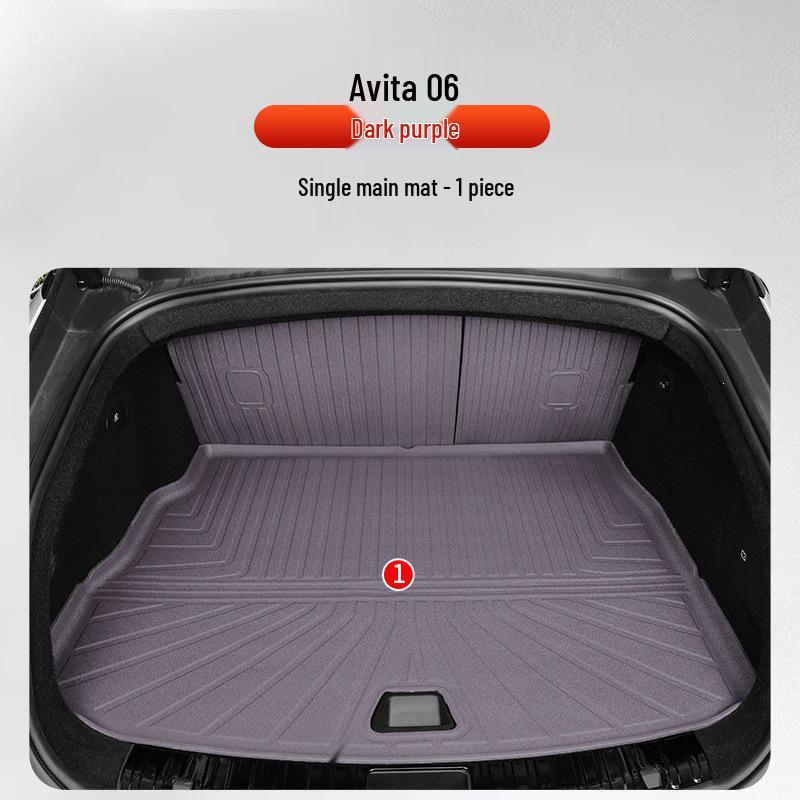 Shunyi Trunk Mat Set for Avatr 06 - Front TPE & Rear Leather Storage