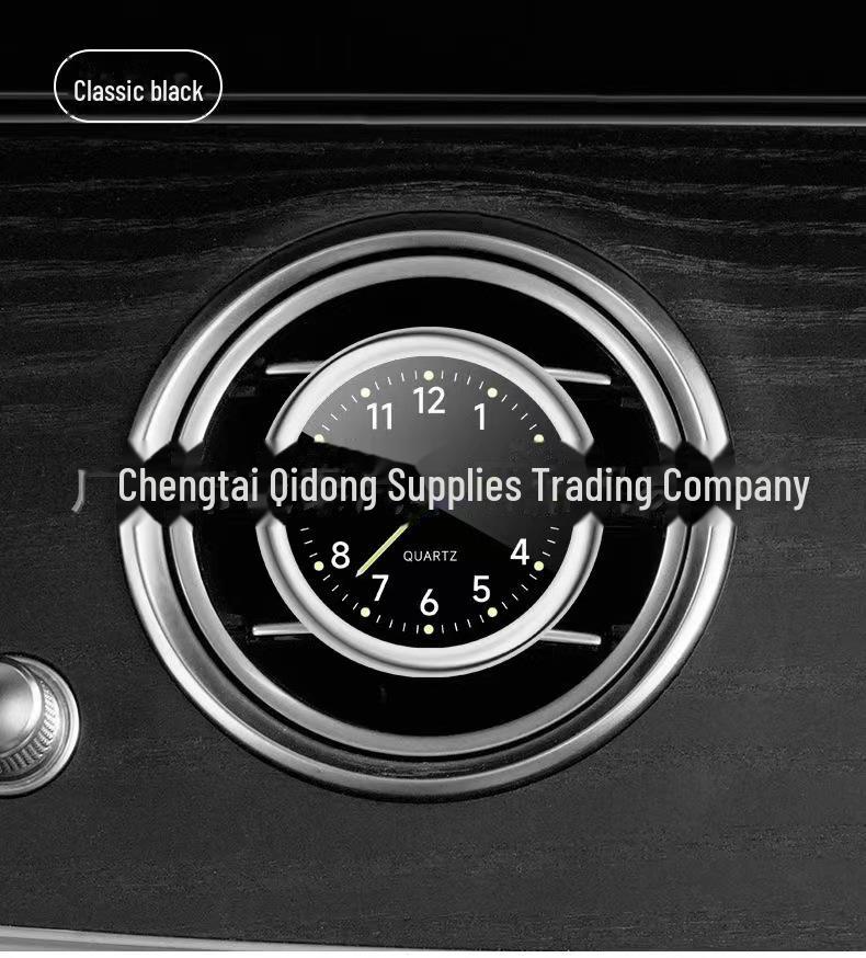 Digital Car Clock: Electronic Quartz Creative Car Accessory