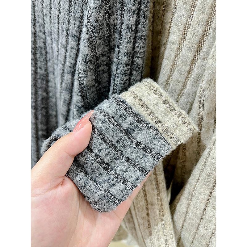 Pit strip square neck polished long-sleeved T-shirt for women's new design sense waist inner top bottoming shirt for women's autumn and winter
