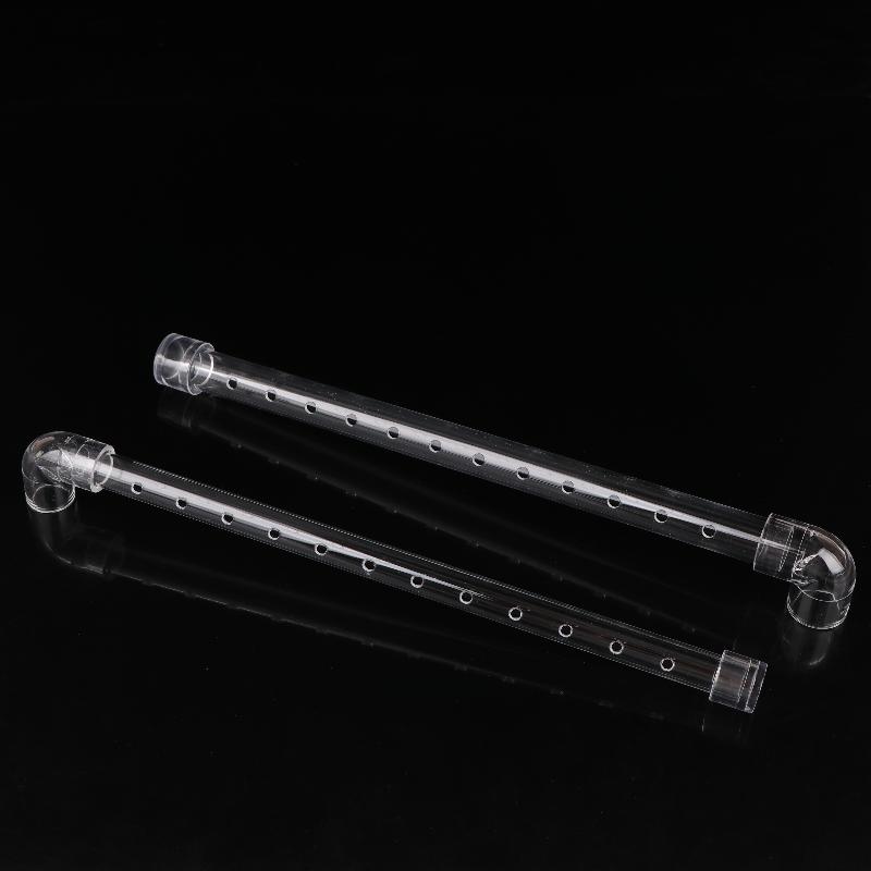 Aquarium Rain Spray Bar Outflow Pipe Transparent Acrylic Rain Shower Outlet Tube Kit Fish Tank External Filter Accessries