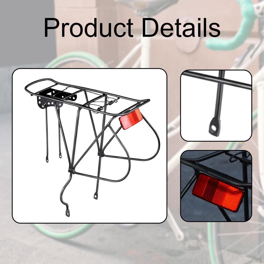 Carrier for Luggage, Rear Seat Mount, Mounting Option Cyclists