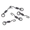 10/20Pcs Carp Fishing Swivels Snaps With Solid Ring Quick Change Fishing Hook Swivels Accessories For Carp Rig Micro Swivel Hook