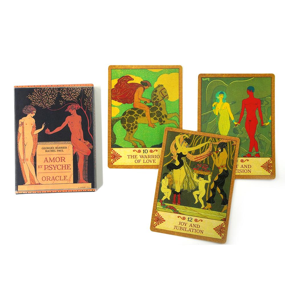 Amor Et Psyche Oracle Cards Leisure Party Table Game High Quality Fortune-telling Prophecy Tarot Deck with PDF Guidebook