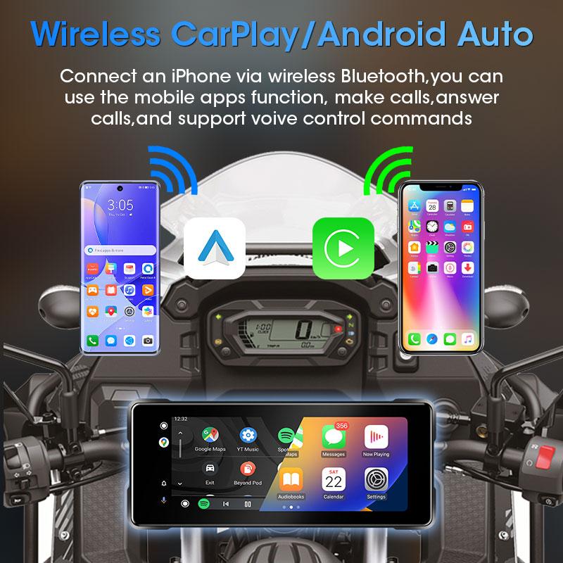 6.86 Inch DVR Motorcycle For BMW R1200GS R1250GS S1000XR R1300GS GPS Navigation Moto Touch Screen Portable CarPlay Android Auto