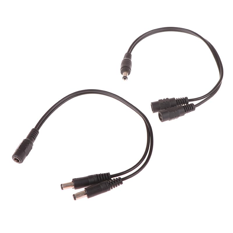 Dc 12V 1 Female To 2 Male Power Split Splitter Cable For Cctv Camera Security Dvr Accessories Led Light Strip