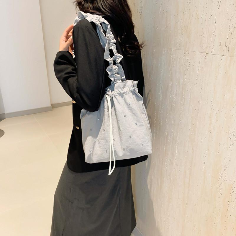 Minimalist Urban Tote Bag For Women Pu Canvas Simple Design Daily Use