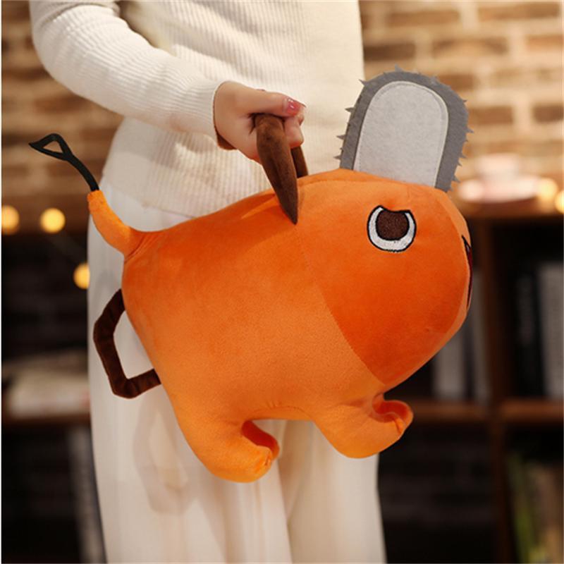10/25/40cm Pochita Plush Chainsaw Chain Saw Man Cosplay Standing Orange Dog Stuffed Doll Japan Anime Stranger Plushie Kids Gift