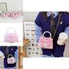 Charming Princess Pearl Handheld Bag With Lace For Girls Aged Three To Nine Years