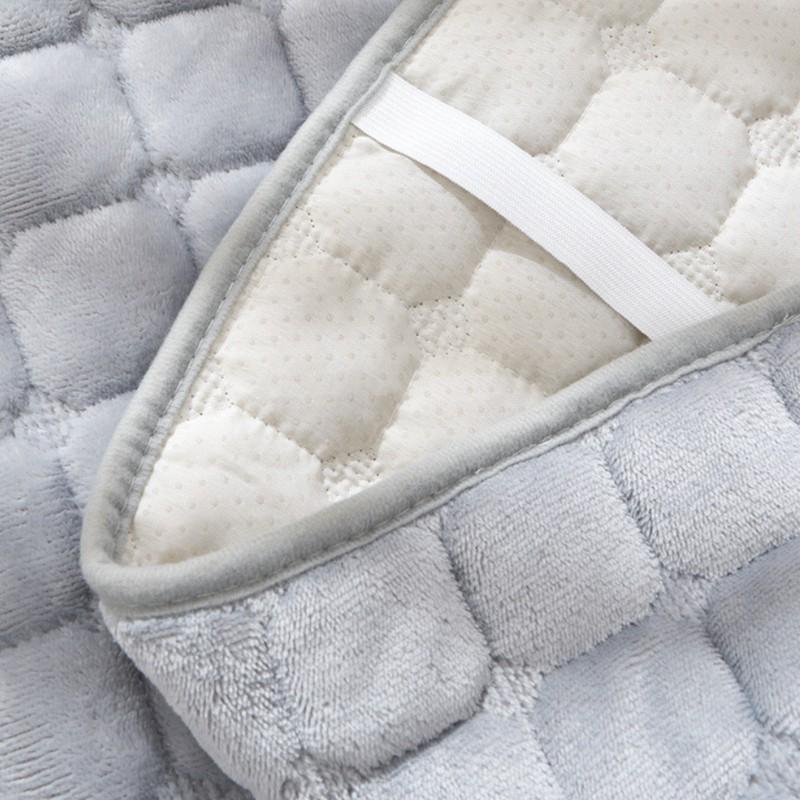 Plush Thickened Striped Lounge Chair Cushion Rattan Rocking Home Chair Cushion Soft Back Cushion Outdoor Patio Lounger Cover Pad