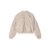 Levi's Women's Bowie Cropped Bomber Jacket Chateau Gray 005AQ-0002
