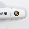 4PCS Car Door Lock Eye Stickers Protect Against Dirt Stickers For Porsche 911 Cayenne Carrera-GT 928 Panamera Boxster Macan 918