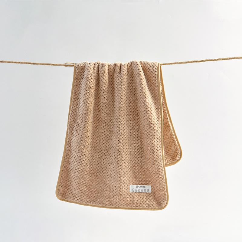 Coral Fluff Towel Household Moisture Absorbing and Hair Loss Adult Facial Towel Gift Towel Fast-dry Hair Towel