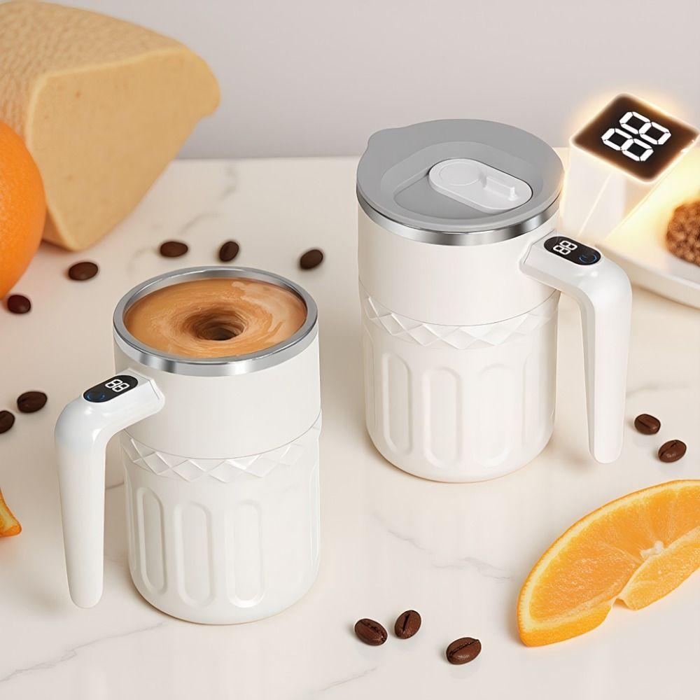 380ML Automatic Mixer Cup Rechargeable Electric Coffee Mug Self Stirring Coffee Mug Food-Safe Use