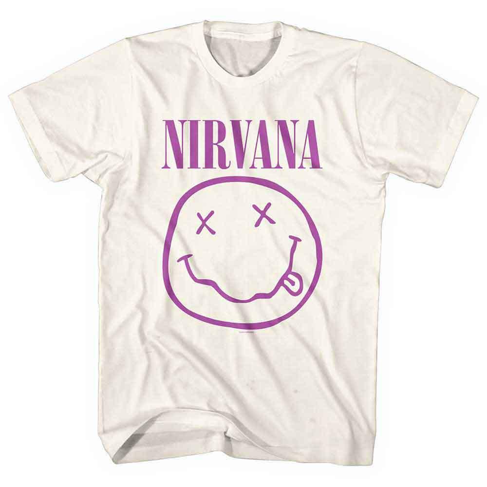 26 Nirvana Purple Smile Neutral Official Tee T-Shirt Mens Unisex T-Shirt L