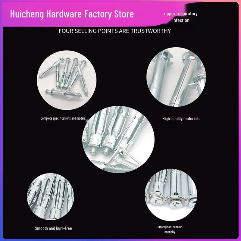 

M8 Curtain Rod Reinforcement Kit: Extra-Long Screws & Built-In Drilling Accessories M4*38 [10 pieces]