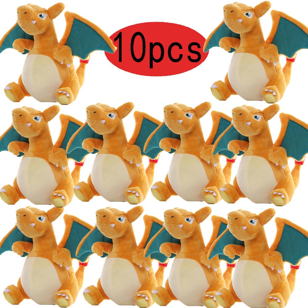1-10pc POKEMON Original Plush Toy Gengar Pikachu Kawaii Charizard Genuine Plush Doll Soft Cute Cartoon Piplup Playthings for Kids Gift