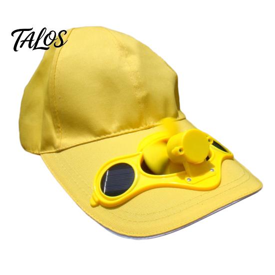 Women's Men's Summer Fishing Cap Solar Power Cool Fan Beach Boater Hat Gift
