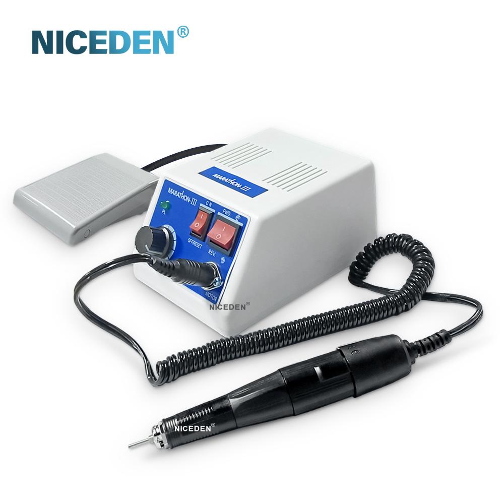 Zubní mikromotor leštička Marathon-III Mikromotor Laboratorní Šperky Řezbářská bruska Mikromotor Ruční sada vhodná pro marathon