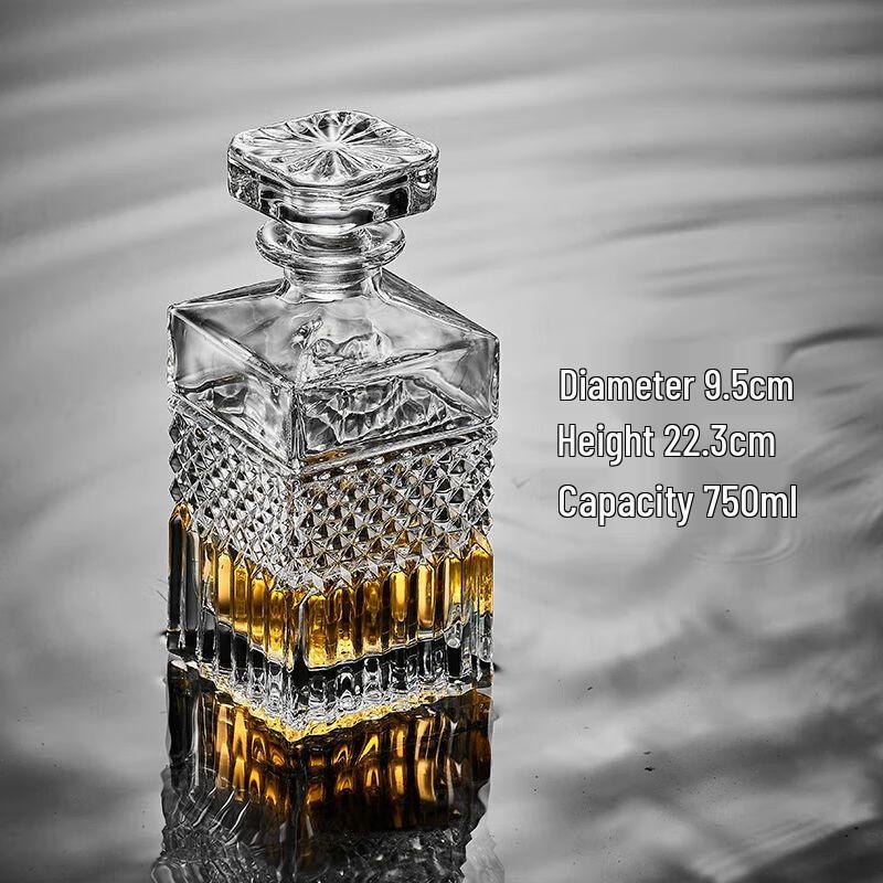 Handmade Crystal Whiskey Decanter