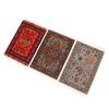 1:12 Dollhouse Miniature Handmade Woven Floor Mat Mini Floor Rug Cover Carpet Weaving Carpets Model Bedroom Home Furniture Decor