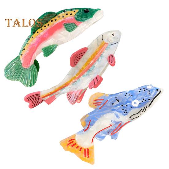 Shark Shape Hair Claw Women Thick Hair Back Head Shower Hair Clip Non-Slip Hair Accessories Hair Styling Tools