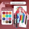 Dual-Tip Art Marker Set - 120 Colors, Hard Tip, Oil-Based for Students
