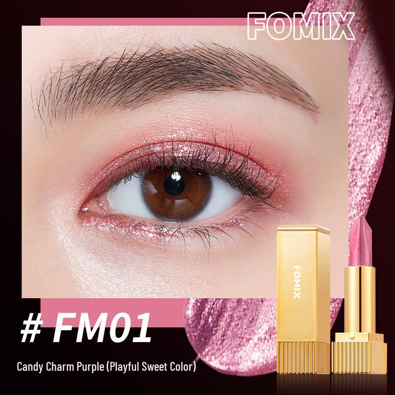 

FOMIX Шелковистые Двухцветные Тени-Стик - Мерцающие и Матовые, Подсвечивают и Стойкие, Землистые Оттенки