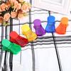Refrigerator Magnet Clip 12Pcs Bag Sealing Anti-Slip Magnetic Sealable Food Storage Bright Color Translucent for Home Snack