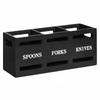 Tableware Storage Rack 3 Compartments Kitchen Restaurant Storage Spoon Fork Multipurpose Tools S5I8