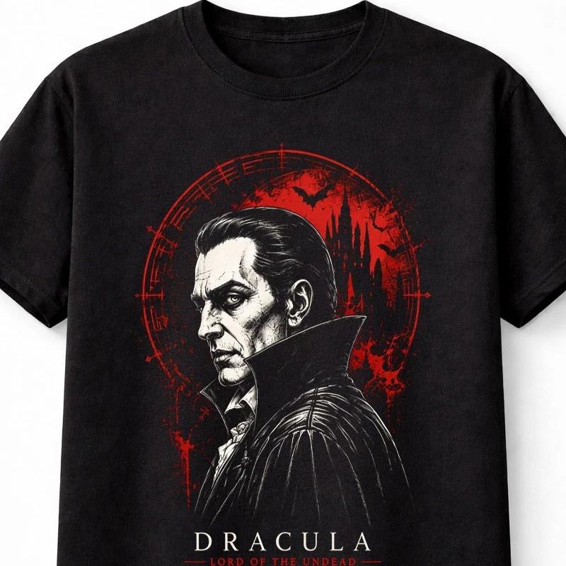 Dracula Gothic Vampire Horror Monster Unisex TShirt S