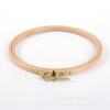 10.5cm Beech Wood Cross-stitch Embroidery Hoop - Creative Wooden Craft Gift
