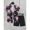 New Summer Casual Men's Shirt And Beach Shorts Set 3D Printed Short-sleeved Outdoor Streetwear Shorts Camisas De Hombre