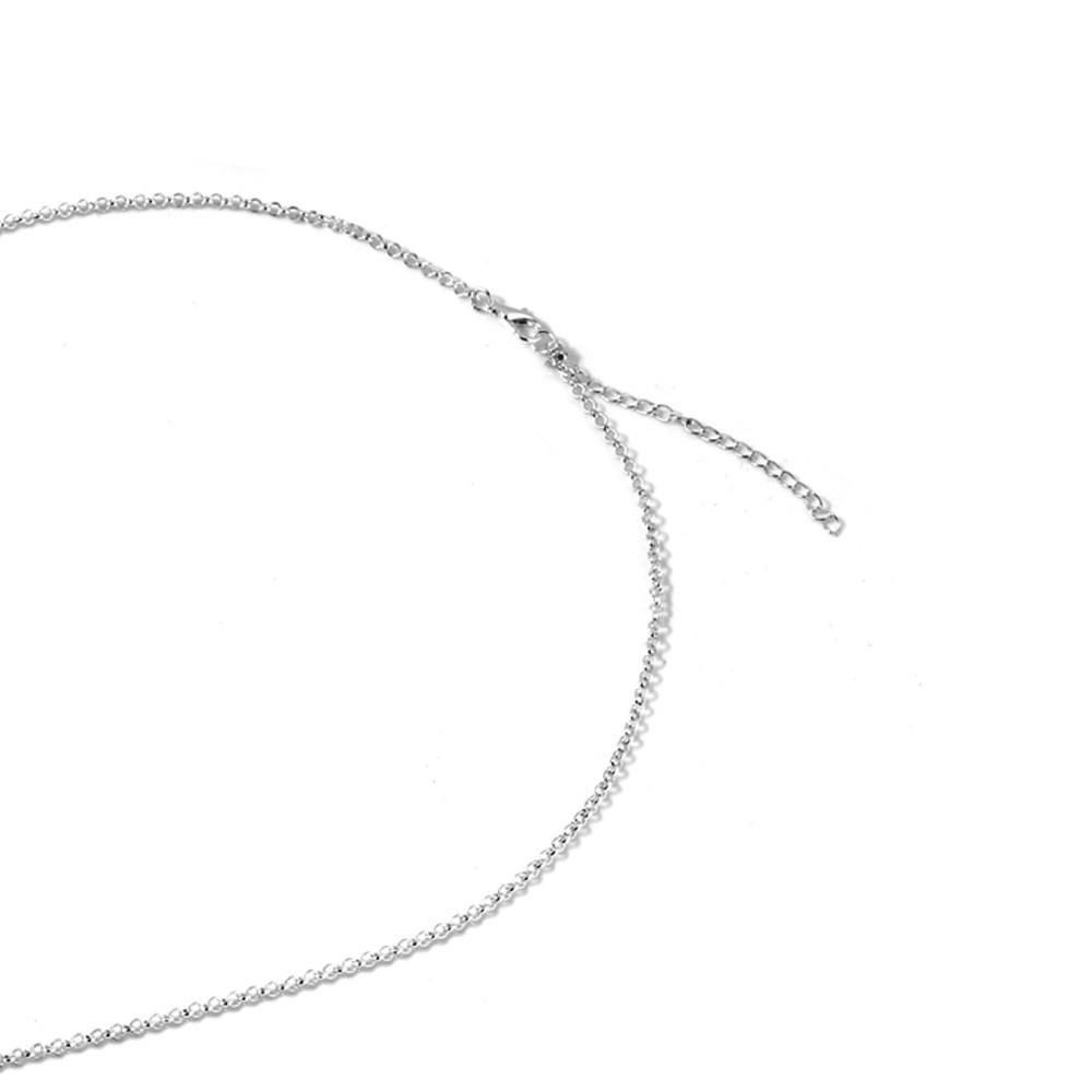 Trendy 2021 Two-tone Plated Wing Necklace For Women Stylish Geometric Sweater Jewelry Accessory