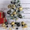 44 Pcs Christmas Ball Gift Box Christmas Tree Ornaments Colorful Balls Christmas Plastic Spherical Shaped Pendant Baubles/Ball