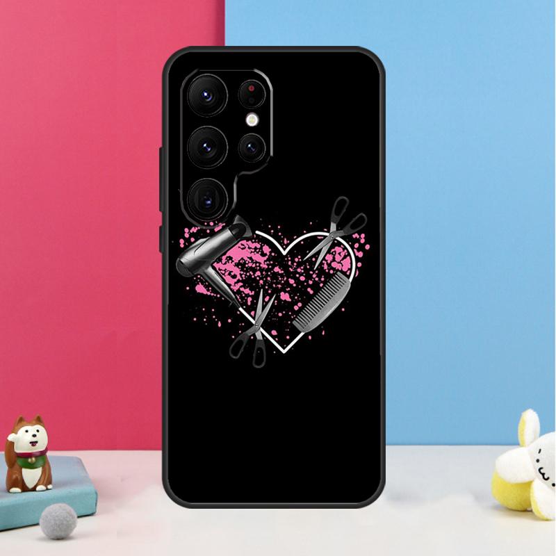 Hair Stylist Hairdresser Case For Samsung Galaxy S26 S25 Ultra S20 S21 S22 S23 S24 Plus S10 S25 FE Back Cover Shell