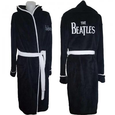 The Beatles Roupão adulto unissex com logotipo Drop T
