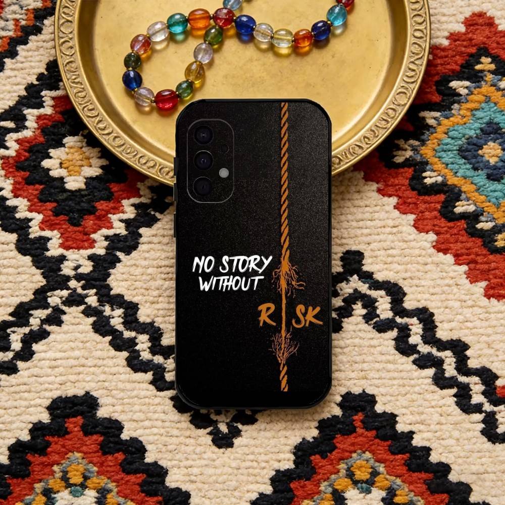 

Чехол для телефона Day Trader Trading RISK RICH для Samsung S25,24,23,22,30,21,10,9,Ultra,Plus,FE 5G Черный Мягкий Чехол Samsung S25Plus