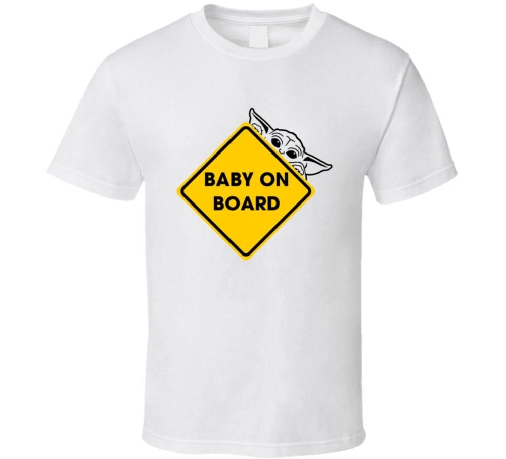Baby On Board Baby Yoda Grogu Manda Lorian T Shirt S