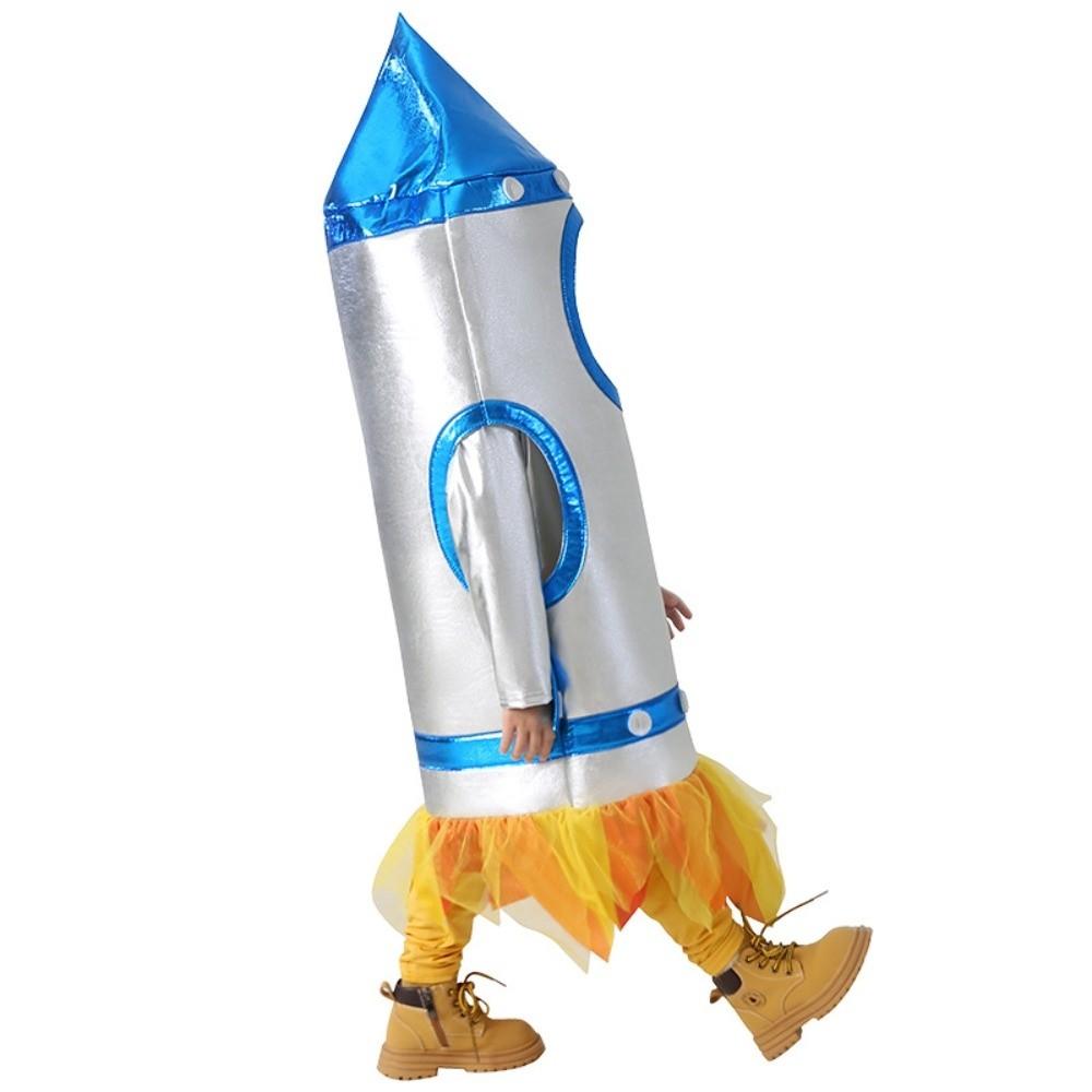 Kids Stage Cosplay Rocket Role Play Costume Halloween Costume Set  Stage Performance