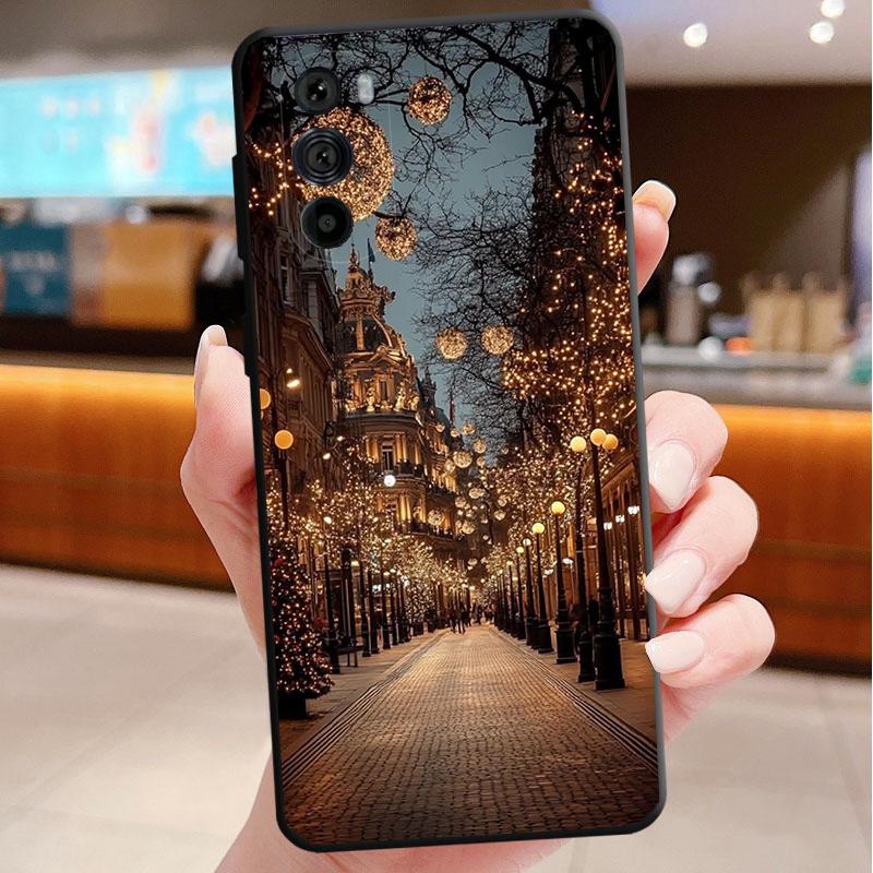 

Phone Case For Motorola Edge 50 40 Pro 60 50 40 30 Ultra Neo Fusion Moto G Play G Stylus G Power G Christmas Tree Light Snow G Stylus 5G 2023