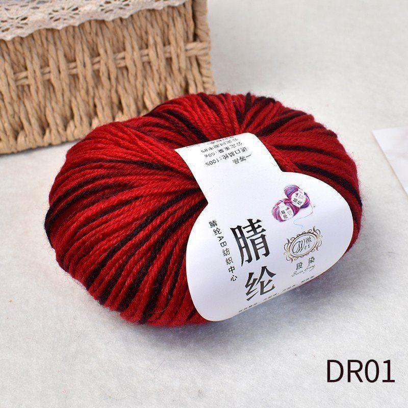 Scarf Thread, Wiring, Table Tennis Yarn, Doudou Thread, Dotted Yarn, Hand-Woven Colored Ball Doudou Wool, Stick Needle Thread